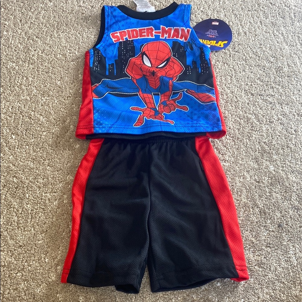 Spiderman Kids Costume Set - Blue and Red
